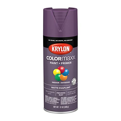 Image of Krylon K05594007 COLORmaxx, Eggplant, Matte - 12 Ounce