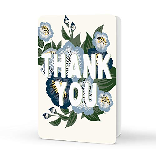 Image of Studio Oh! Note Card and Sticker Set Available in 6 Designs, Thank You, Flower Field, Box of 12 (87214)