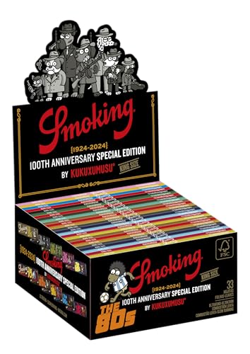 Smoking 50 STK kukuxumusu - Slim Size - 33 Blättchen - Papers Schwarz