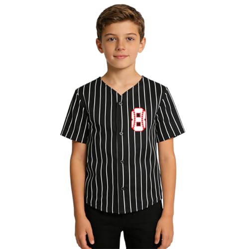 Image of Yuji Itadori Kids Baseball Birthday Shirt 7th 8th 9th 10th Year Old Toddler Boys Girls Shirts Birthday Clothes