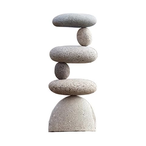 Small Side 2 Side Rock Cairn Sculpture Garden Decoration Zen Garden Pile Stone Cover