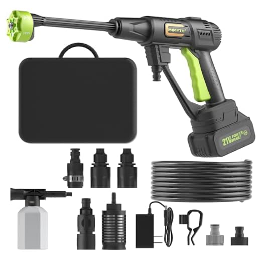 Cordless Pressure Washer Battery Powered; 990 PSI Cordless Power Washer with 4.0Ah Battery&Charger & 6-in-1 Nozzle; Portable Power Washer Cordless for Home; Battery Pressure Washer for Car Wash, Yard