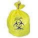 Heritage Healthcare Biohazard Can Liners, 44 Gallons, 37" x 50", 1.3 Mil, Yellow, Box of 150