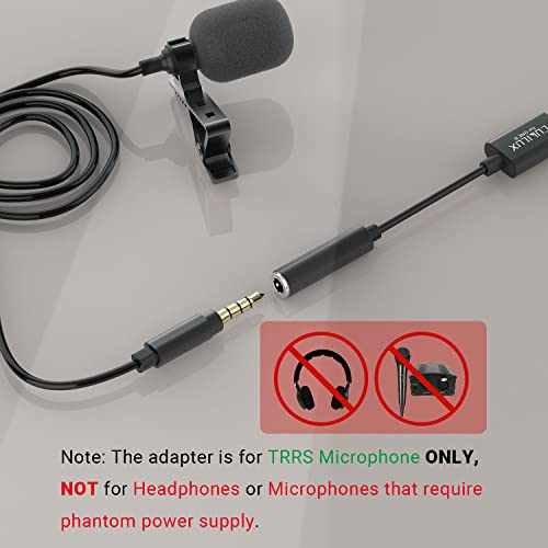 Adaptador de micrófono Cubilux UCM-RBK2 convertidor USB tipo C a TRRS MIC Insta360 4