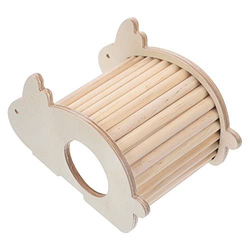 BAZEITFLOW 小型ペット用巣箱 ハムスターやチンチラのための多機能ハウス 隠