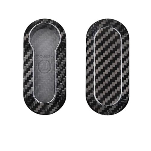 Funda de fibra de carbono para llave Fiat Freemont y Panda con botones accesibles