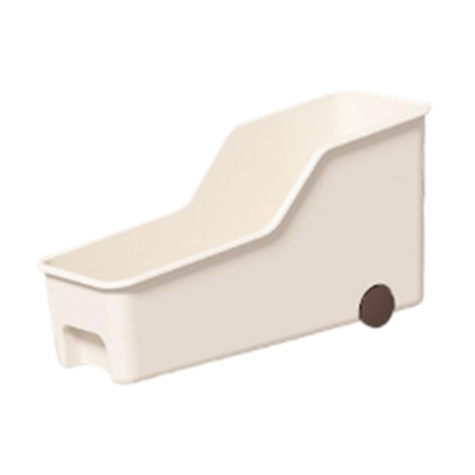 Bac de Rangement à roulettes, Panier, Organisateur Cuisine sous évier, bac for Placard, Salle Bain, Garde-Manger, réfrigérateur, l'évier, 39 x 14,5 20 cm(B 39x14.5x20cm)