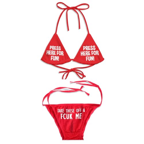 Image of exciting Lives Babydoll Lingerie Set Strap Bodysuit Bra Panty Lingerie Set - Gift for Valentines, Valentine's Day, Gift for Anniversary, Dating, for Girlfriend, Wife, Bride-to-be, Newlyweds Red