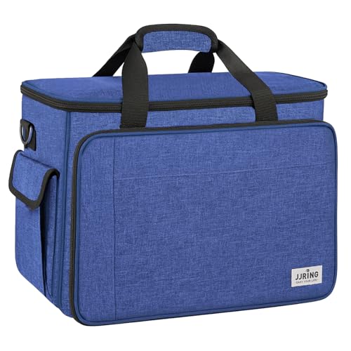 JJRING Sewing Machine Carrying Case, Portable Sewing Machine Bag with