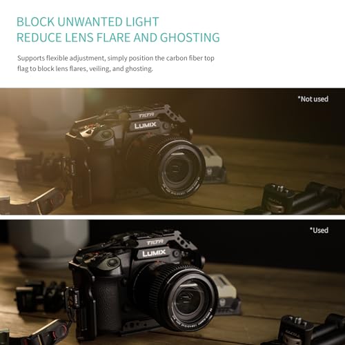 TILTA Adjustable Top Flag 1/4″-20 with Locating Pins Compatible with Tilta Camera Cages TA-ATF-B, Black - Image 2