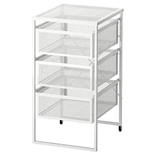 Ikea Lennart - Cajonera de oficina con ruedas, color blanco