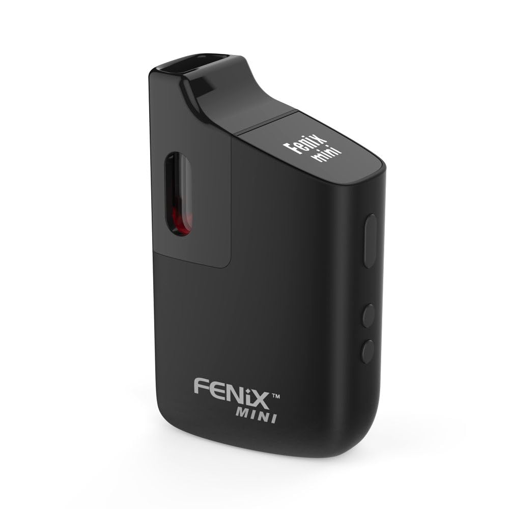 FENIX Mini Schwarz: Konvektions-Vaporizer für Kräuter, Harz