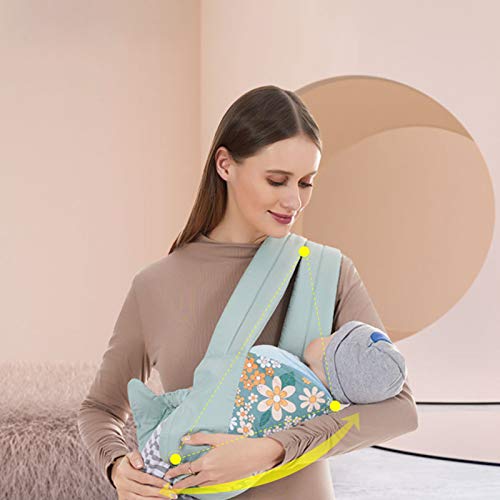 Ruspela Baby Carrier Wrap Baby Wrap Sling Baby Wrap Carriers Handfree Swaddle Wrap voor- en achterkant geschikt vanaf de… - Image 4