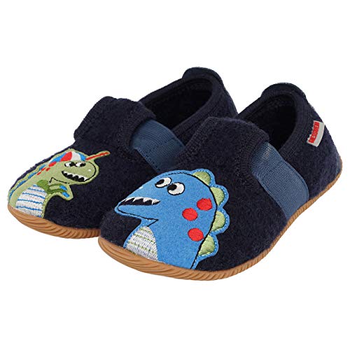 Giesswein Scholen, Zapatillas de estar por casa para Niños, Azul (Ocean 588), 25 EU