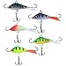 BESPORTBLE 2pcs Top Water Fishing Realistic Baits for Bass Fishing High-Simulation Bass Rotating Tail Tackle