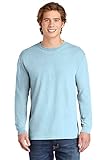 Comfort Colors Ringspun Garment-Dyed Long-Sleeve T-Shirt (C6014)- CHAMBRAY, XL
