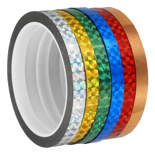 Ruban prisme autocollant PATIKIL multicolore pour personnaliser votre décoration murale et cadeaux