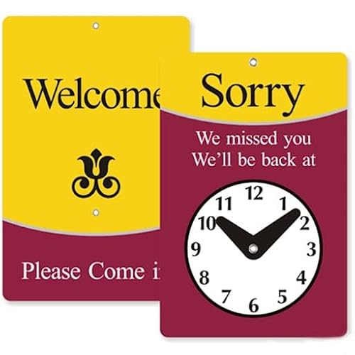 SmartSign "Sorry We Missed You, Will Be Back/Welcome Please come