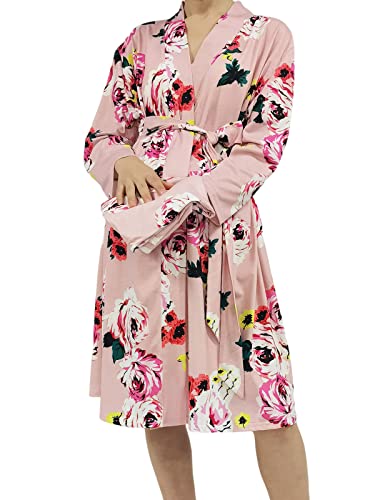 Sufeini Maternity Robes And Matching Swaddle Blanket Set, Women Mommy Postpartum Robe Hospital Labor And Delivery Gown #TOP6