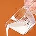 DOTINGHUX® 2 Oz Measuring Cup, 1/4 Cup Acrylic Measuring Cups, Clear
