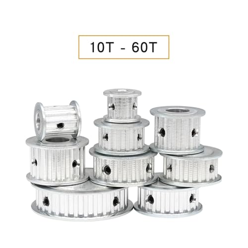 Polea de motor T5 de 16 mm con transmisión precisa de aleación 6