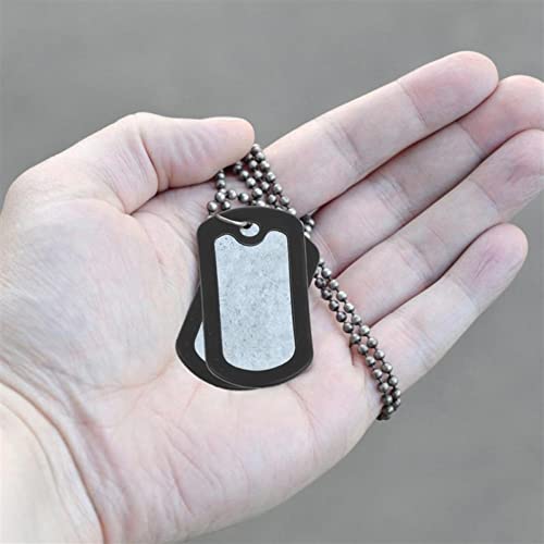 Lpitoy Hundemarken-silikon, 4 Stück, Schwarze Militär-erkennungsmarken-schalldämpfer Für Authentische Erkennungsmarken, Gummi Zur Reduzierung Von Geräuschen Und Marken