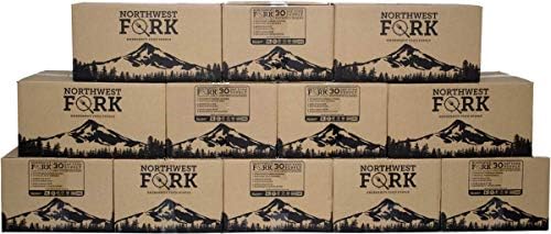NorthWest Fork Gluten-Free 1 Year Emergency Food Supply (Kosher, Non-GMO, Vegan) - 10 Year Shelf Life - 12 x 90 Servings