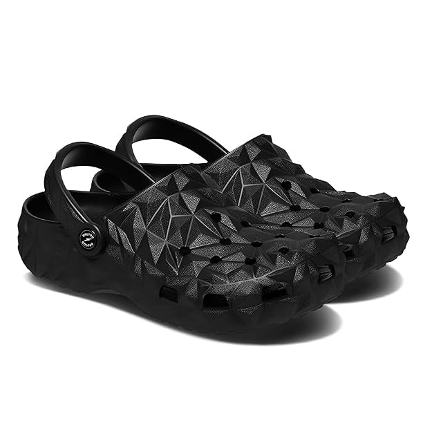 Image of Men's Lightweight Classic Clogs Sandals with Adjustable Back Strap Stylish & Anti-Skid Waterproof & Everyday Use Mules for Men's & Boy's