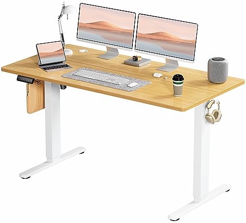 Kayerdos Electric Standing Desk, Adjustable Height Stand up Desk, 55x24 Inches Sit Stand Home Office...