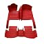 Red stitching