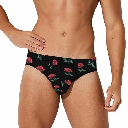 Beast Rose Beauty Men’s Underwear Boxer Briefs Breathable and Soft Panties - Main Image