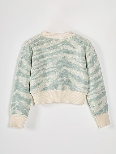 Image of Scacto Women's Chunky Warm Oversized Sweater Long Sleeve Crewneck Pullover Knit Jumper Tops