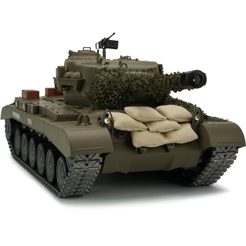 DIRACCOS Modified Edition 1/16 Remote Control US M26 Pershing Heavy Tank (Upgraded/Metal Road Wheels...