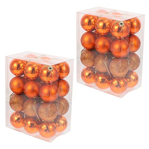 Boule de Noël Suspendue Décorative Incassable pour Sapin, Déco Sans Risque, 48 Pcs - 2