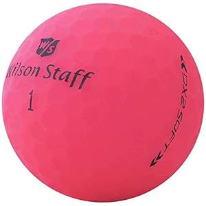 lbc-sports 24 Wilson Staff Dx2 / Duo Soft Optix Golfbälle – AAAAA – PremiumSelection – Pink – Mattes Finish – Lakeballs – gebrauchte Golfbälle – im Netzbeutel