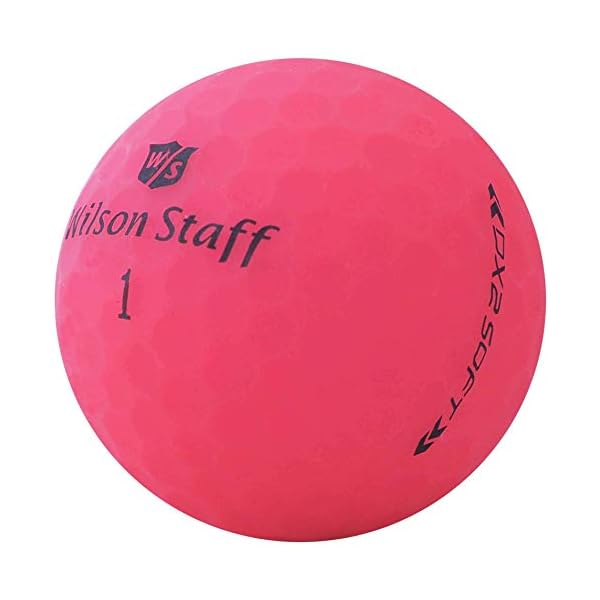 lbc-sports 24 Wilson Staff Dx2 / Duo Soft Optix Golfbälle – AAAAA – PremiumSelection – Pink – Mattes Finish – Lakeballs – gebrauchte Golfbälle – im Netzbeutel