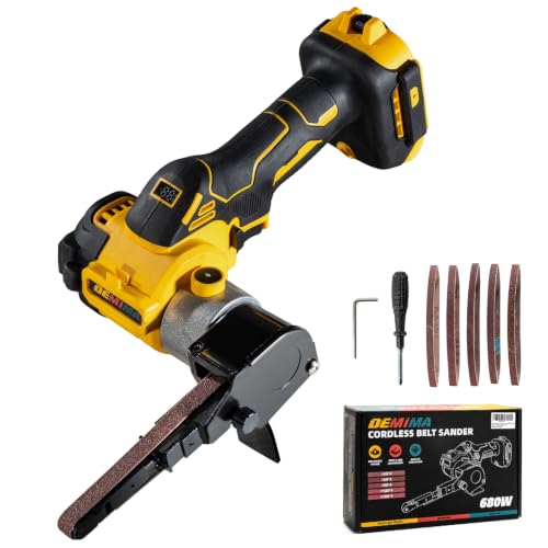 Image of Cordless Belt Sander, Brushless Motor, for Dewalt 20V Battery(Tool Only)
