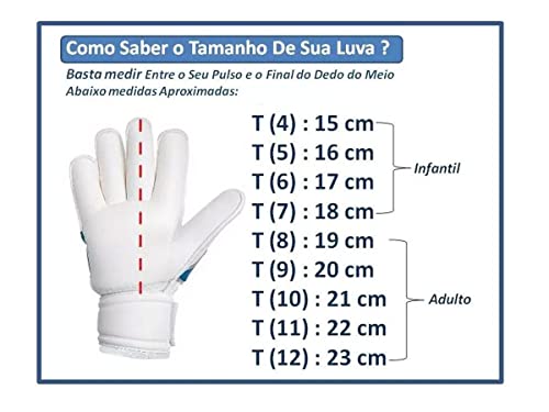 Luva Goleiro Futebol Campo - Bones - Infantil - Pentagol