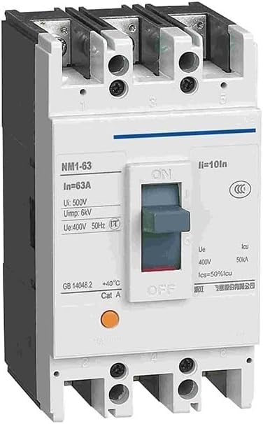 NM1 Molded Case Motor Protection Circuit Breaker NM1-63H/33082 16A Rear Panel Wiring丨710021100000403