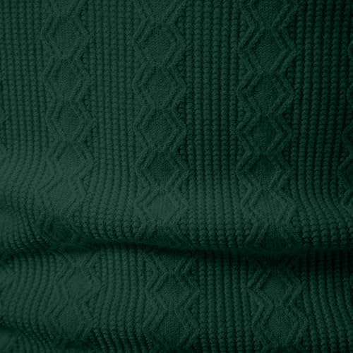 Men's 1/4 Zipper Stand Collar Sweaters 2024 Trendy Twisted Knit Long Sleeves Striped Knitwear Pullver Sweater Tops3