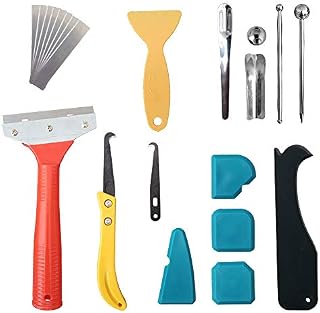 Caulking Finishing and Removal Tools, Smoothing Profiling Finisher Spreader Remover Scraper Tool for Silicone Sealant Caulk Grout