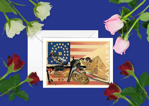 Image of Stonehouse Collection, Assorted Historical Civil War Cards, Patriotic Note Cards, 12 Cards and Envelopes - Made in the USA (Assorted)