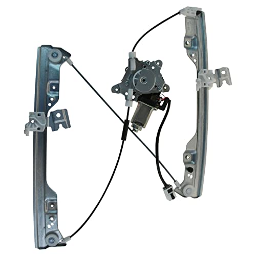Image of TRQ Front Driver Side Power Window Motor and Regulator Assembly Power Compatible with 2003-2006 Nissan Altima 2002 Nissan Altima from 10 /01 /01 Production Date