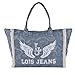 Imagen de Lois - Bolsa De Playa Grande Estilo Veraniego Bolsa Playa Mujer Ideal para escapadas Y Bolsos De Playa Grandes Con Capacidad XL