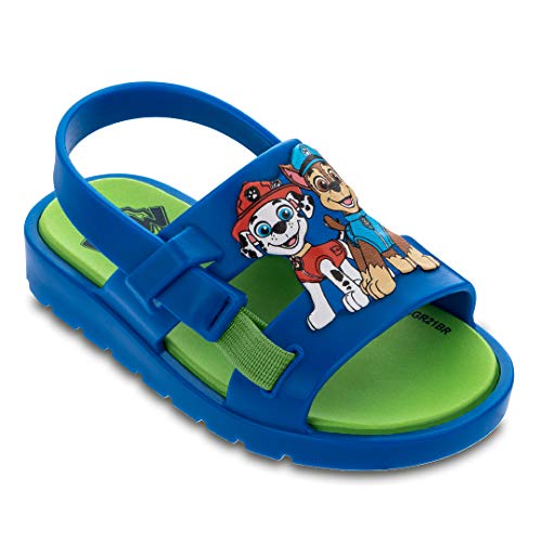 Sandália Infantil Menino Patrulha Canina - Grendene Kids Tamanho:20/21;Cor:Azul