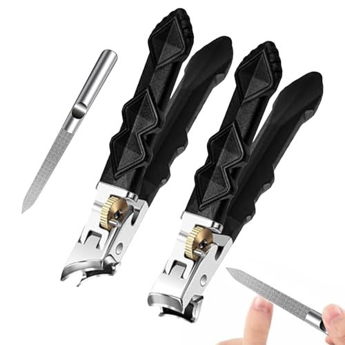 Coupe-ongles pour orteils ergonomique avec grand levier pour seniors et ongles de pieds difficiles