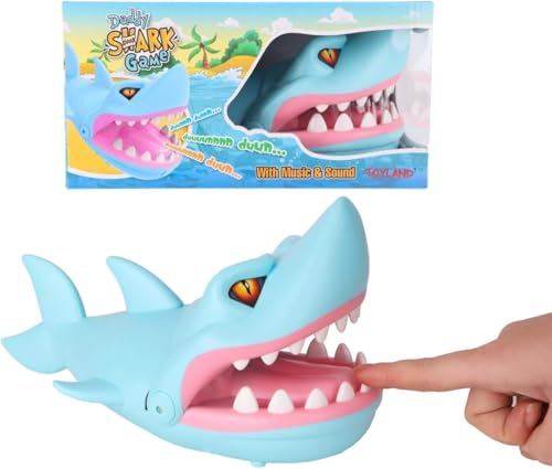 Toyland Musical Daddy Shark Game - Dont Let The Shark Bite - Family Thrill Games