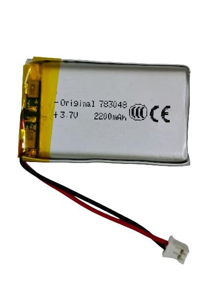KP Original-783048 3.7v 2200mAh 2pin Wire Rechargeable Battery with connetor for RC Toys, Bluetooth Speaker, Drone, DIY, MP3,DVD 2200 mah-image-33