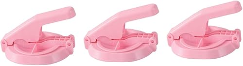 Miniatura 1 de HOMSFOU 3 piezas de envoltura de bola de masa para hacer tortillas, molde de piel de bola de masa Roti, prensa de purrito, fabricante de masa,