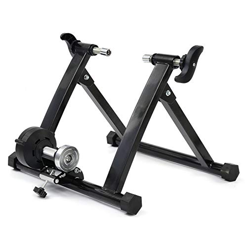 Wertyu Bike Trainer Stand Roller Portable Cycle Bike Trainer 24-29 Inch Indoor Bicycle Bike Trainer Exercise Fitness Magnetic Stand 150Kg #TOP27